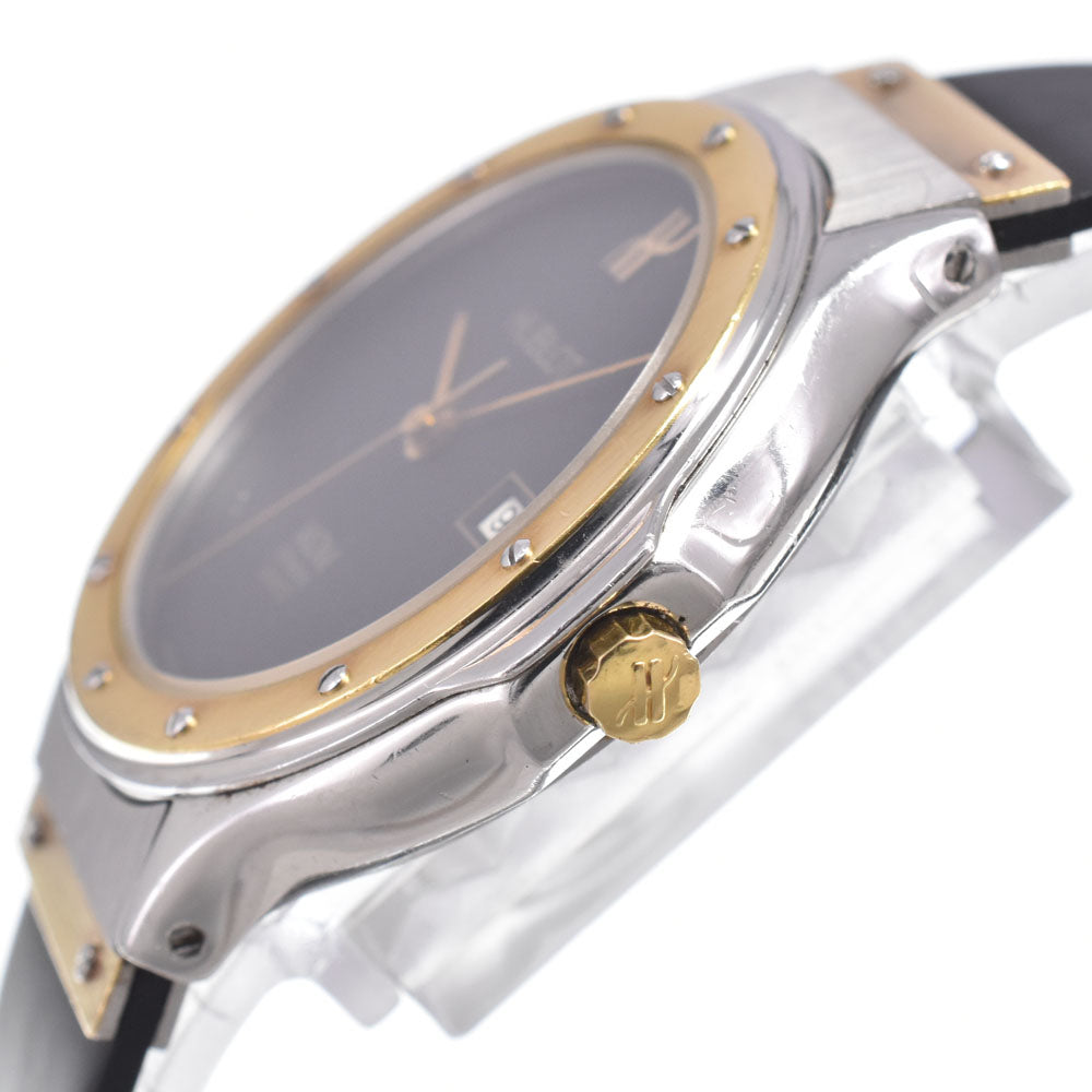 HUBLOT MDM Classic 1391.2 Stainless Steel/K18 black Dial Quartz Ladies
 Watch M#150861