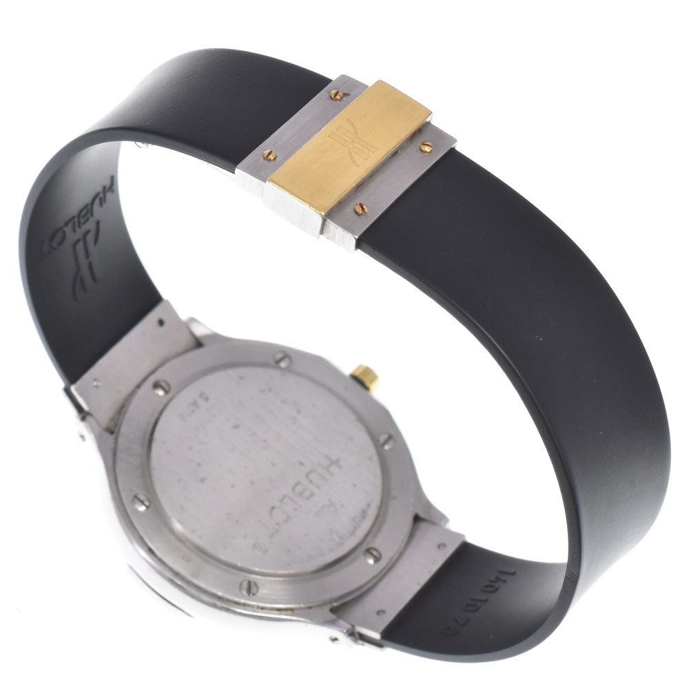 HUBLOT MDM Classic 1391.2 Stainless Steel/K18 black Dial Quartz Ladies
 Watch M#150861