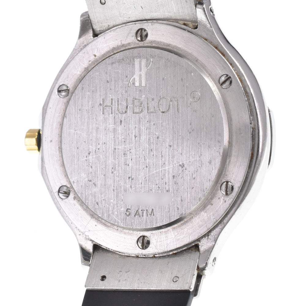 HUBLOT MDM Classic 1391.2 Stainless Steel/K18 black Dial Quartz Ladies
 Watch M#150861