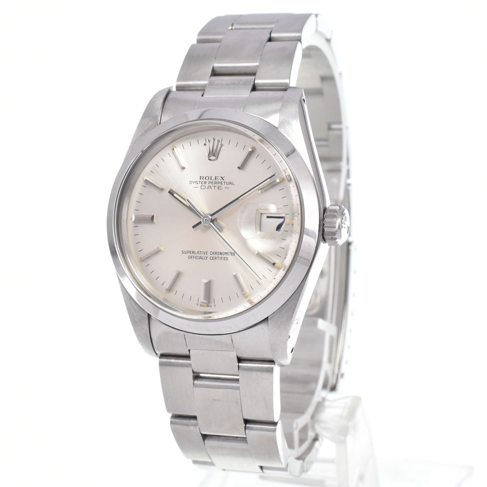 ROLEX Oyster perpetual date 1500 vintage Date Cal.1570 Silver Dial Automatic Men's
 Watch M#150862