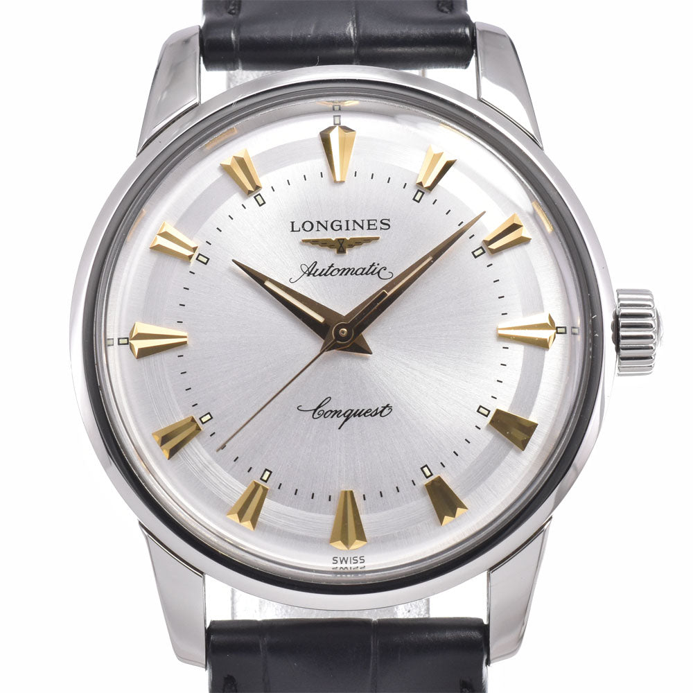 LONGINES Conquest Heritage L1.611.4.70.4 Silver Dial Automatic Men's
 Watch K#150864