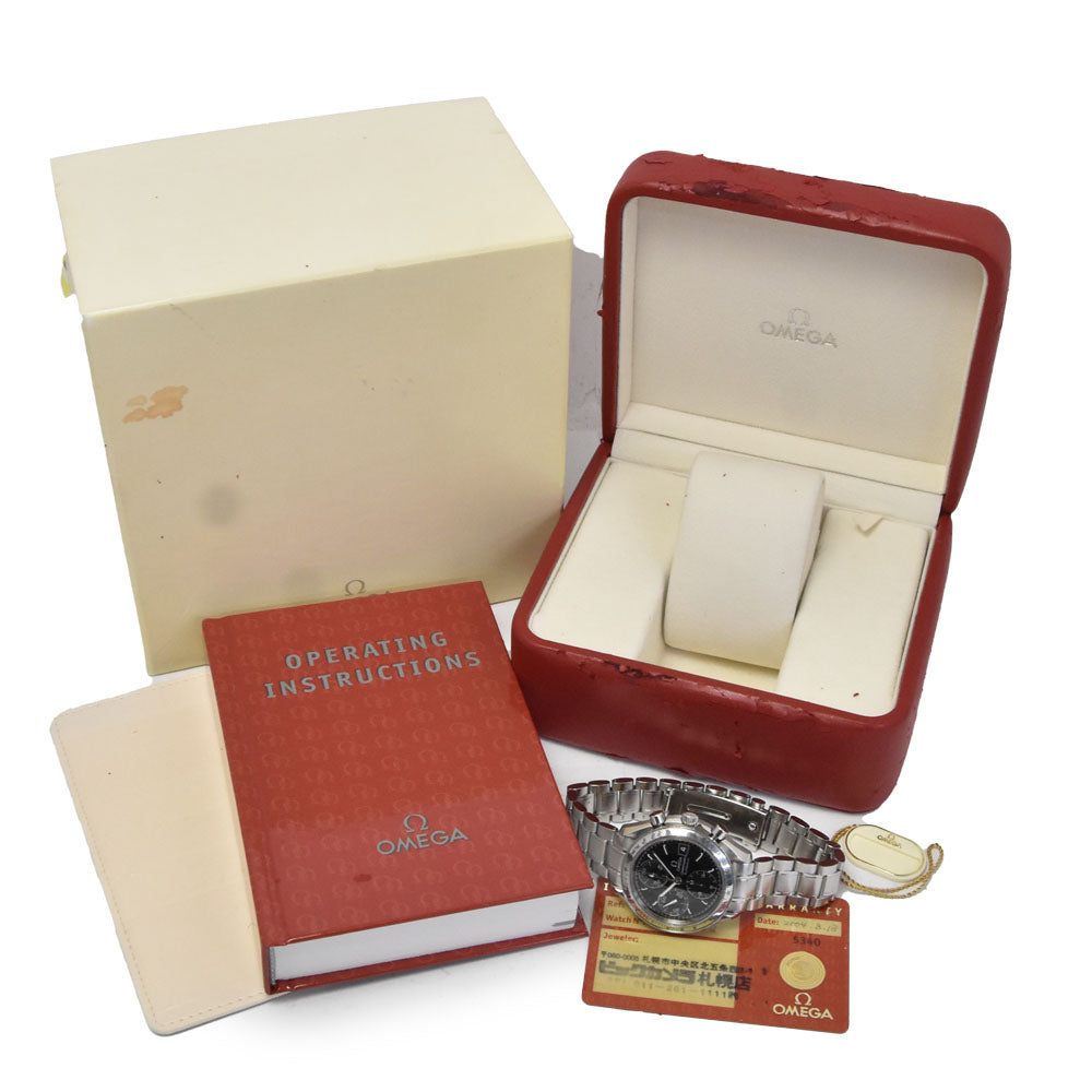 with paper OMEGA Speedmaster 3513.50 Chronograph black Dial Automatic Men's
 Watch K#150865