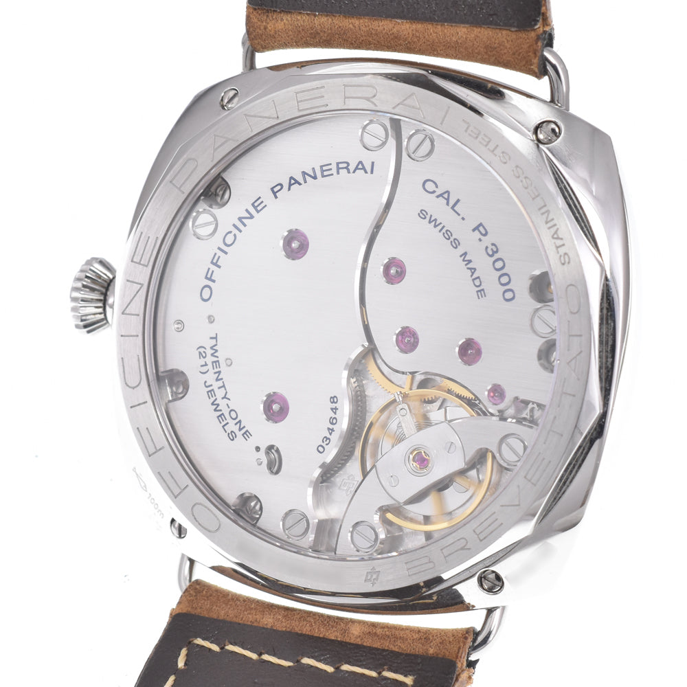 with paper PANERAI Radio meal PAM00424 black Dial Hand Winding Men's
 Watch K#150866