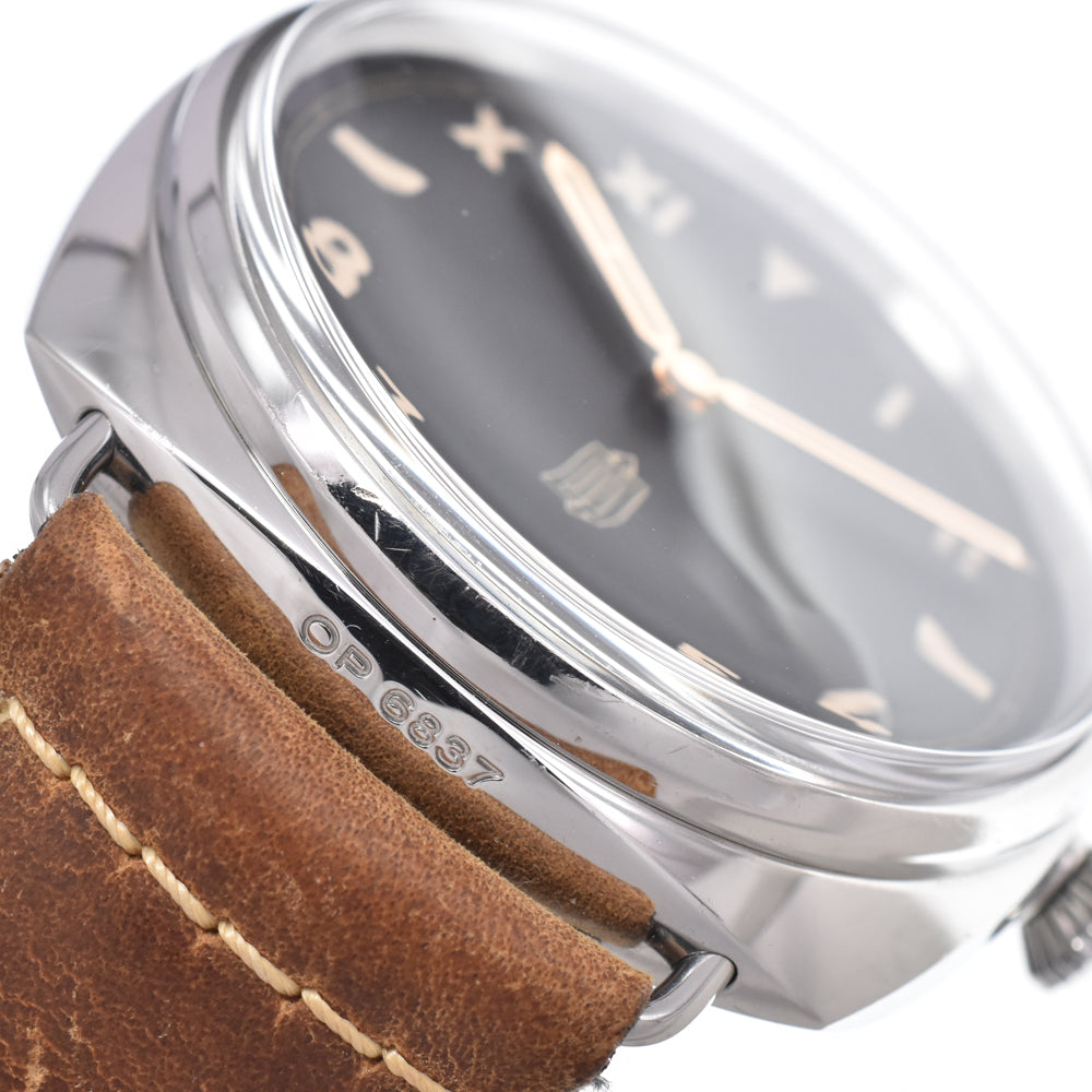 with paper PANERAI Radio meal PAM00424 black Dial Hand Winding Men's
 Watch K#150866