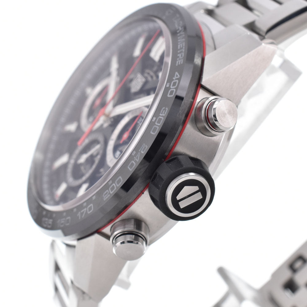 with paper TAG HEUER Carrera Caliber Heuer 02 CBG2010.BA0662 Black Skeleton Dial Automatic Men's
 Watch O#150867