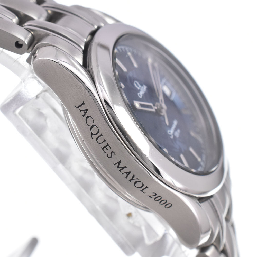 with paper OMEGA Seamaster 120M Jacques Mayol 2586.80 2002 only blue Dial Quartz Ladies
 Watch M#150868