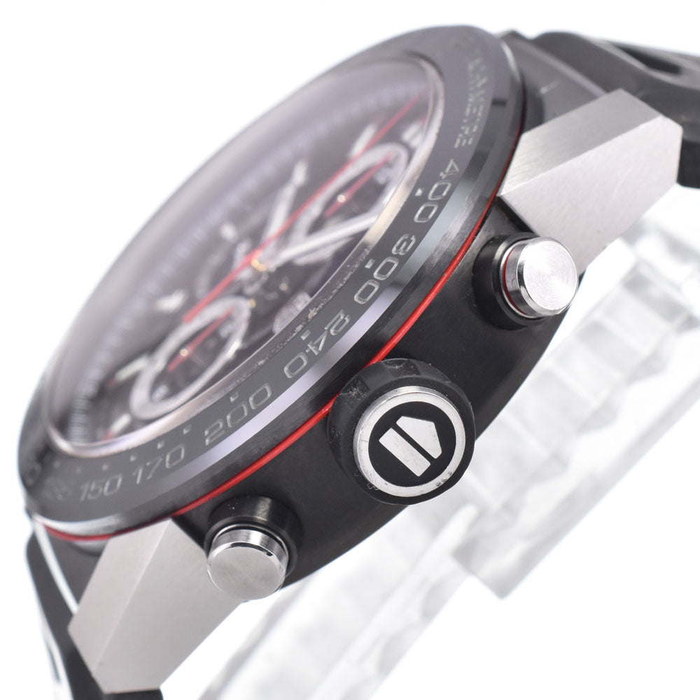 with paper TAG HEUER Carrera Caliber Heuer 01 CAR2A1Z.FT6044 Chronograph Date Black/Silver (skeleton) Dial Automatic Men's
 Watch K#150870