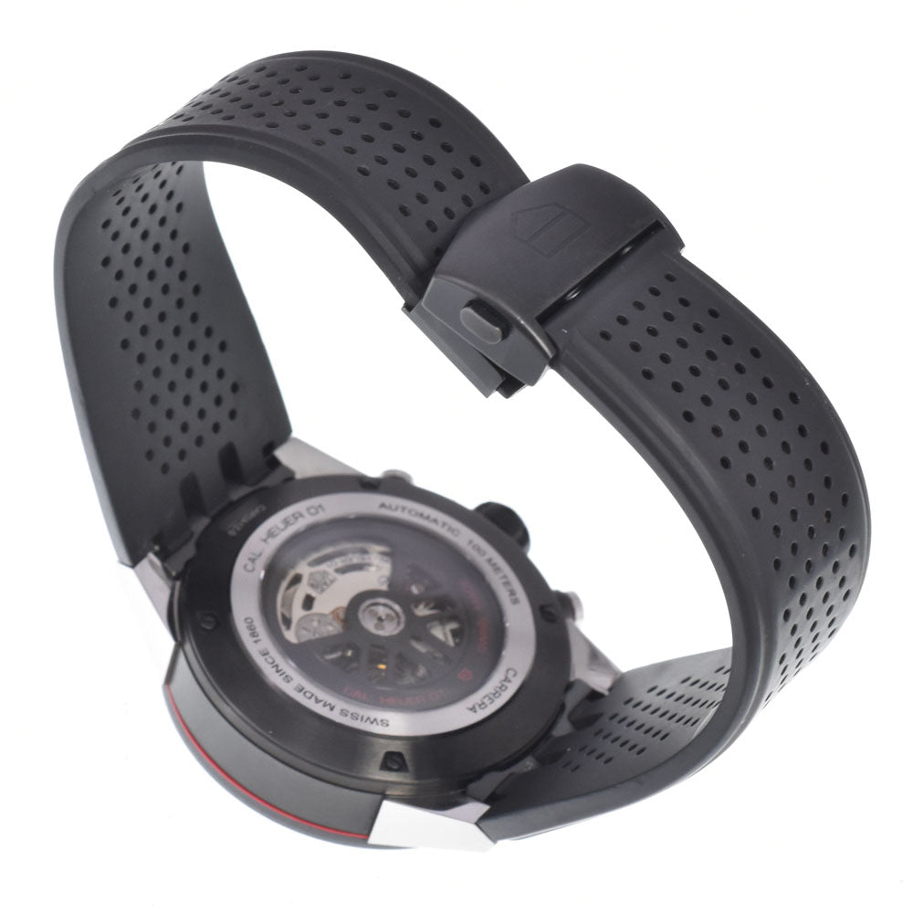 with paper TAG HEUER Carrera Caliber Heuer 01 CAR2A1Z.FT6044 Chronograph Date Black/Silver (skeleton) Dial Automatic Men's
 Watch K#150870
