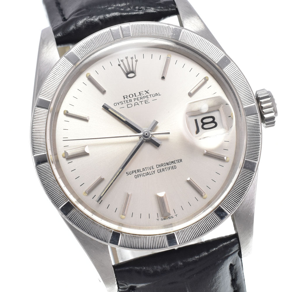 ROLEX Oyster perpetual date 1501 vintage Date Silver Dial Automatic Men's
 Watch M#150871