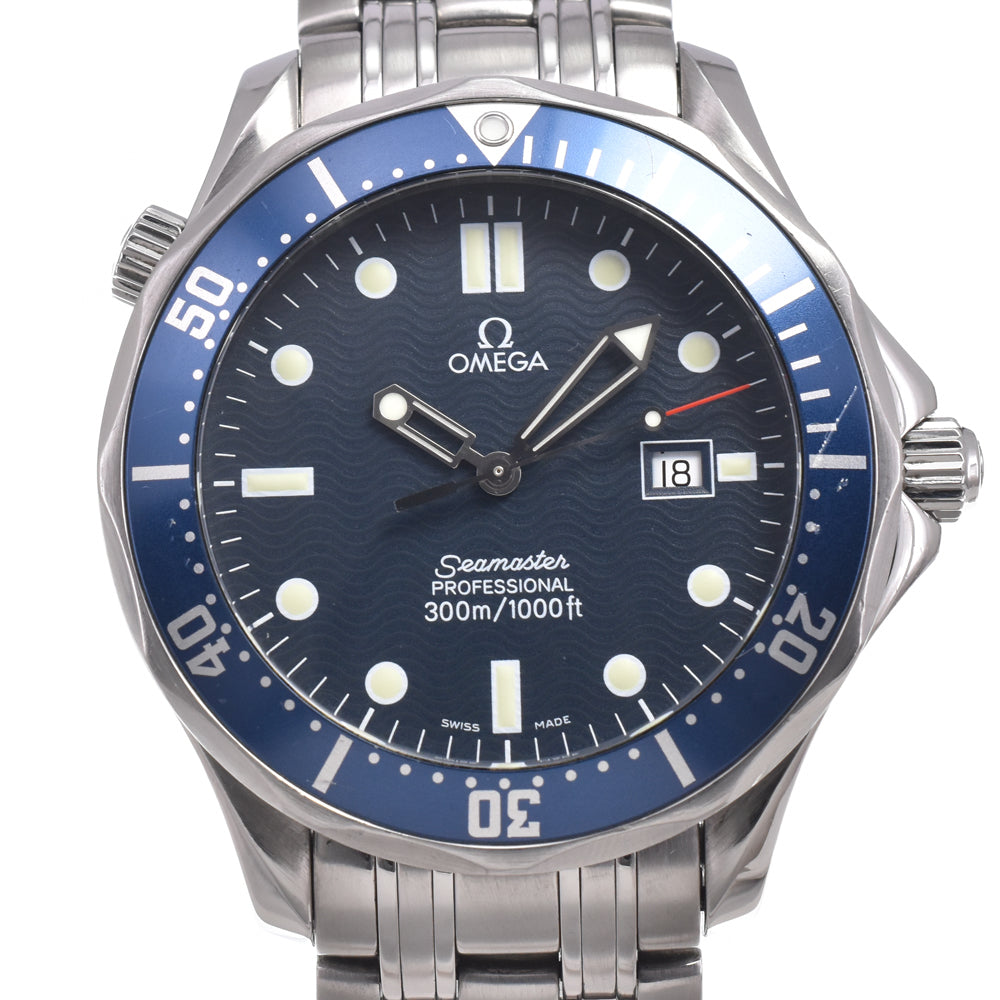 OMEGA Seamaster 300m 2541.80 blue Dial Quartz Men's
 Watch N#150876