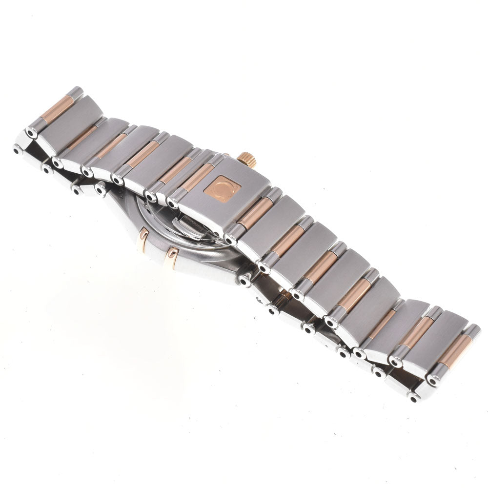 OMEGA Constellation Mini 111.25.23.60.55.003 12-Diamond Bezel Diamond 160th Anniversary Model White shell Dial Quartz Ladies
 Watch K#150878