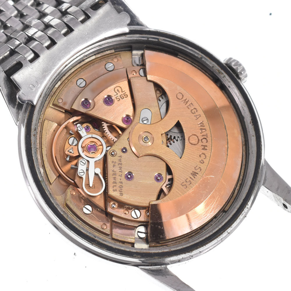 OMEGA Seamaster Geneva Ref.166.002 vintage Date Cal.565 Silver Dial Automatic Men's
 Watch M#150880
