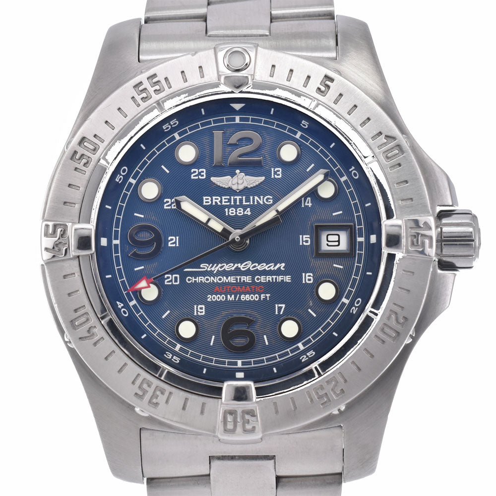 BREITLING Super Ocean Steel Fish A17390 blue Dial Automatic Men's
 Watch L#150889