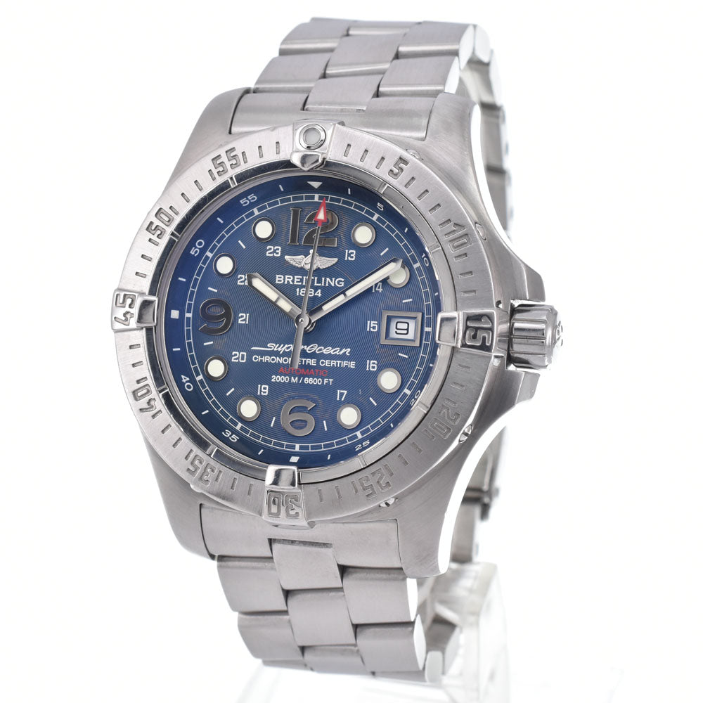 BREITLING Super Ocean Steel Fish A17390 blue Dial Automatic Men's
 Watch L#150889