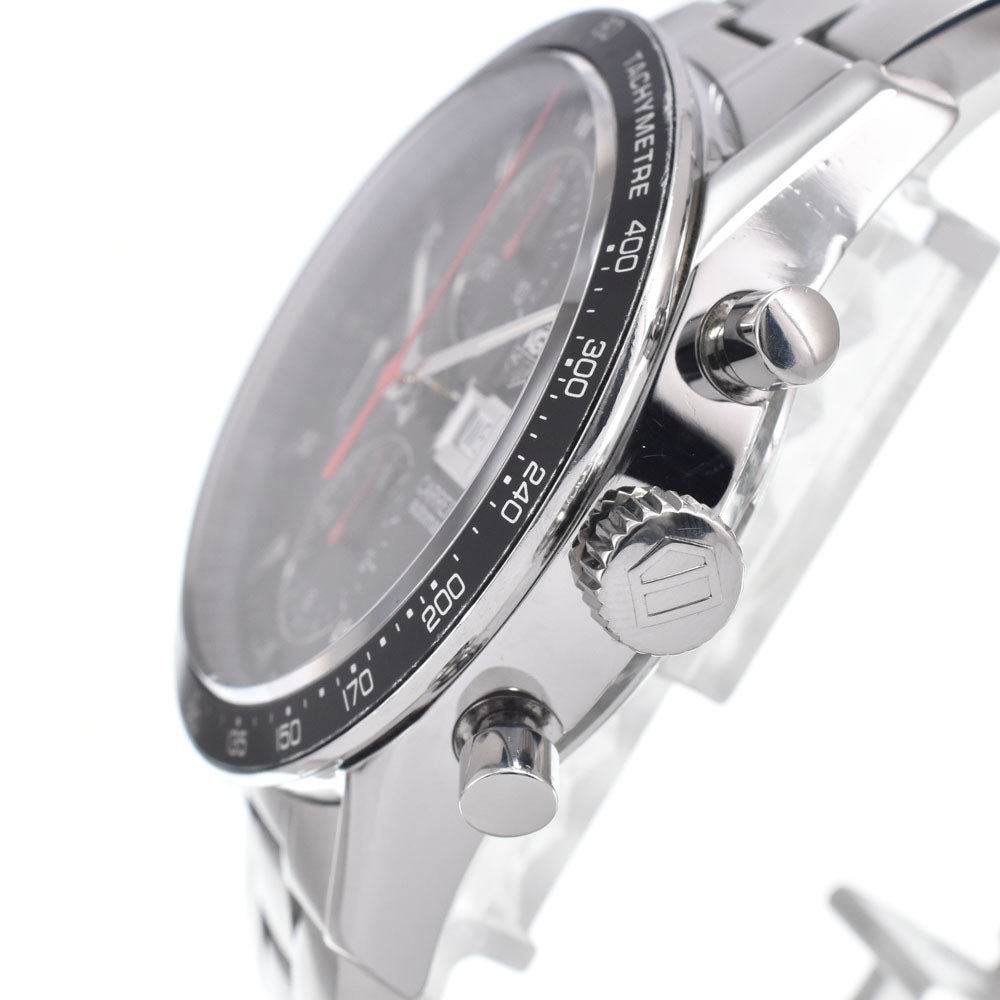 with paper TAG HEUER Carrera CV201AH.BA0725 Chronograph day date black Dial Automatic Men's
 Watch M#150890