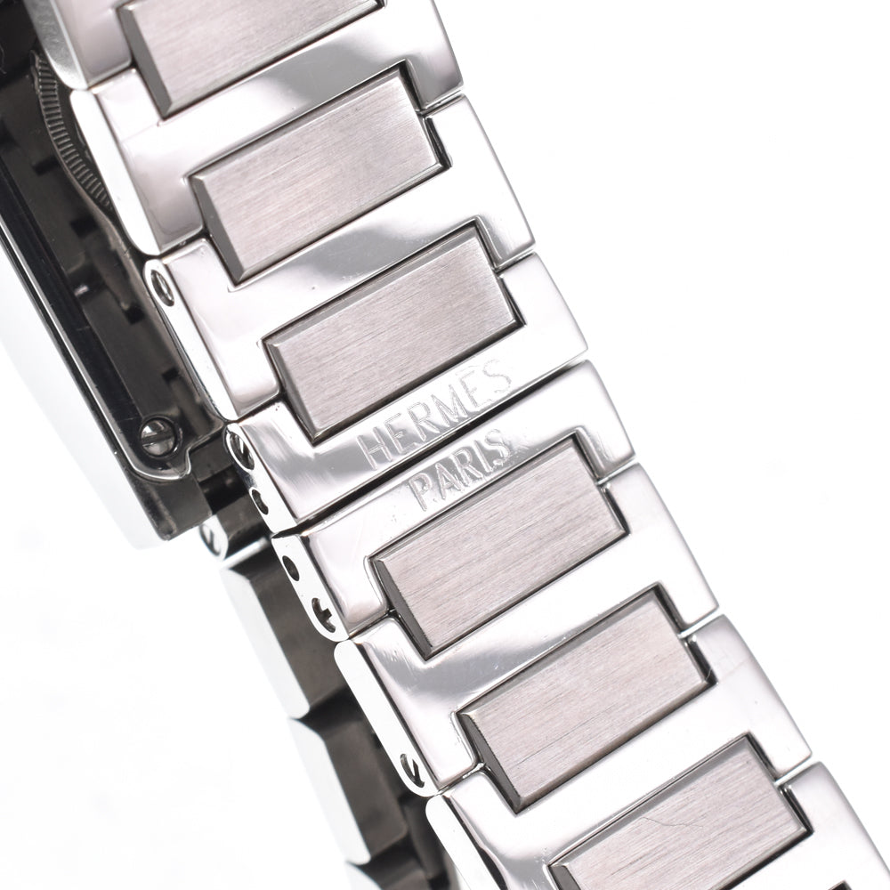 HERMES tandem TA1.230 Diamond Bezel Silver Dial Quartz Ladies
 Watch O#150892