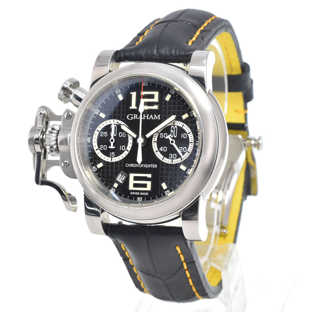 GRAHAM Chronofighter Black Shock Chronograph black Dial Automatic Men's
 Watch K#150894