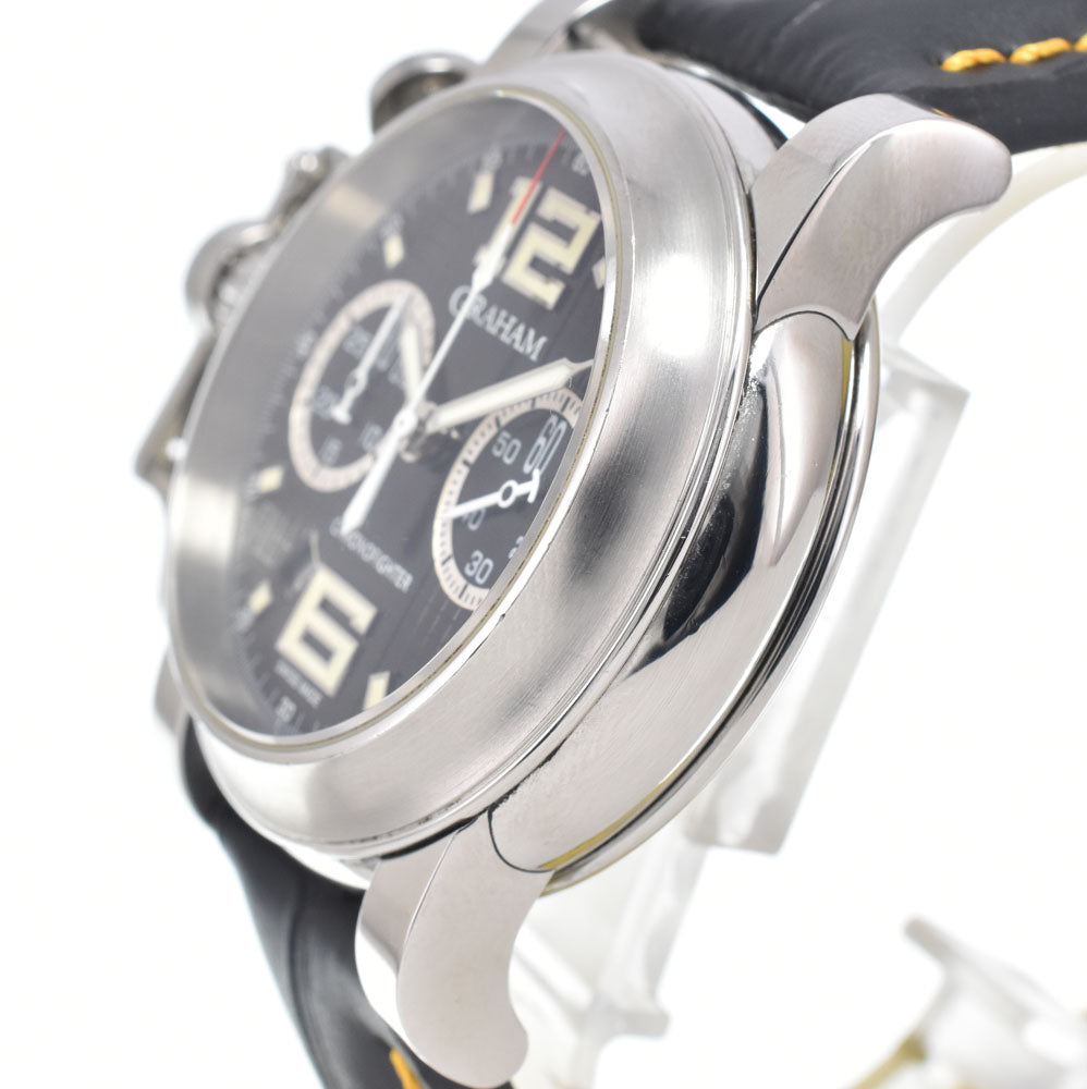GRAHAM Chronofighter Black Shock Chronograph black Dial Automatic Men's
 Watch K#150894
