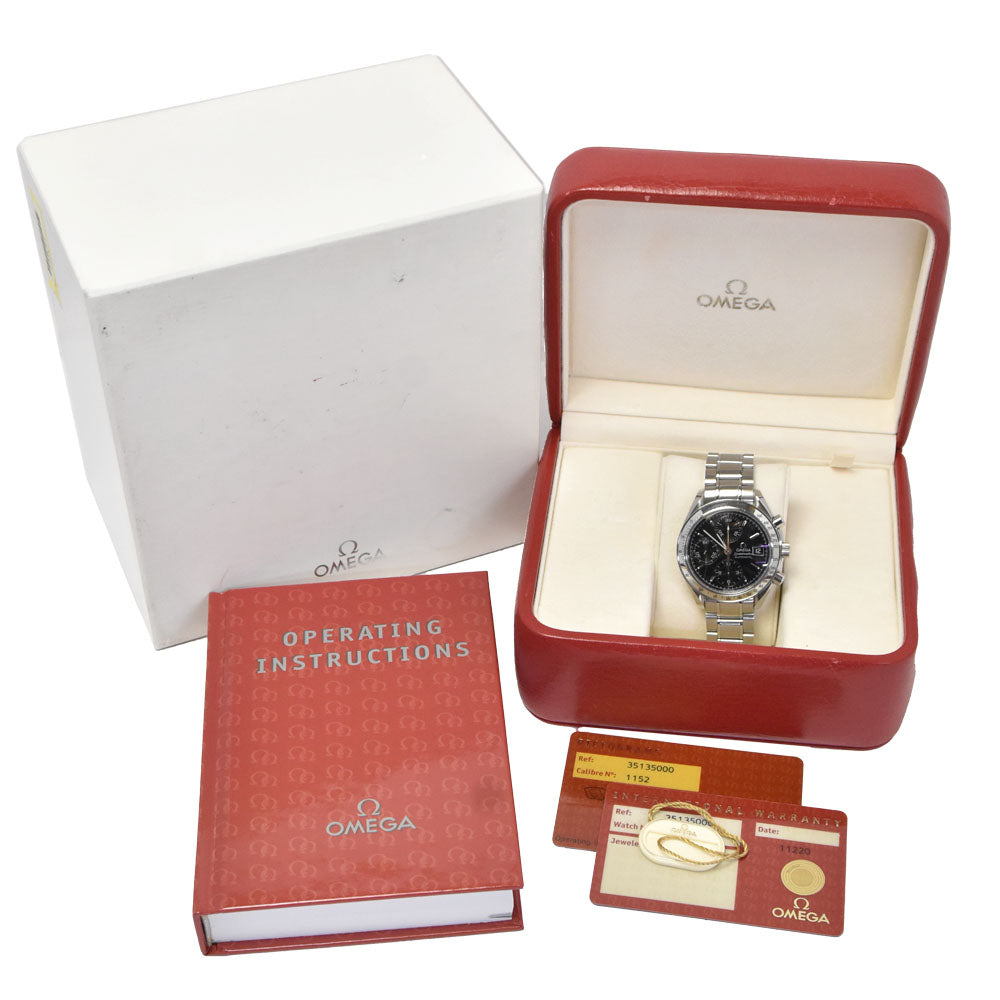 with paper OMEGA Speedmaster 3513.50 Chronograph black Dial Automatic Men's
 Watch L#150897
