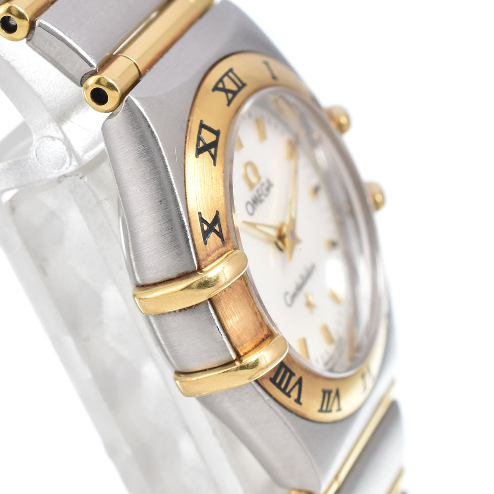with paper OMEGA Constellation Mini 1262.70 Stainless Steel/K18YG White shell Dial Quartz Ladies
 Watch L#150899