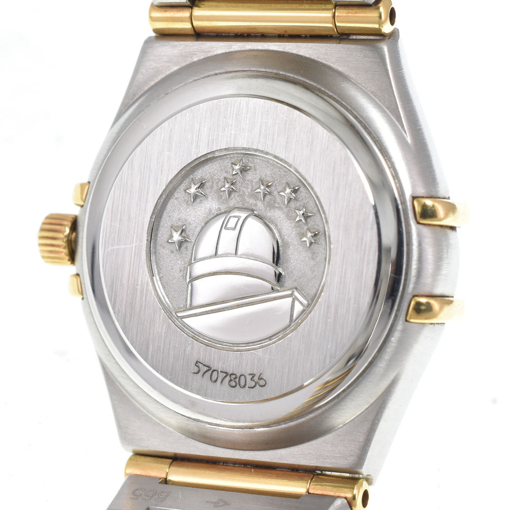 with paper OMEGA Constellation Mini 1262.70 Stainless Steel/K18YG White shell Dial Quartz Ladies
 Watch L#150899