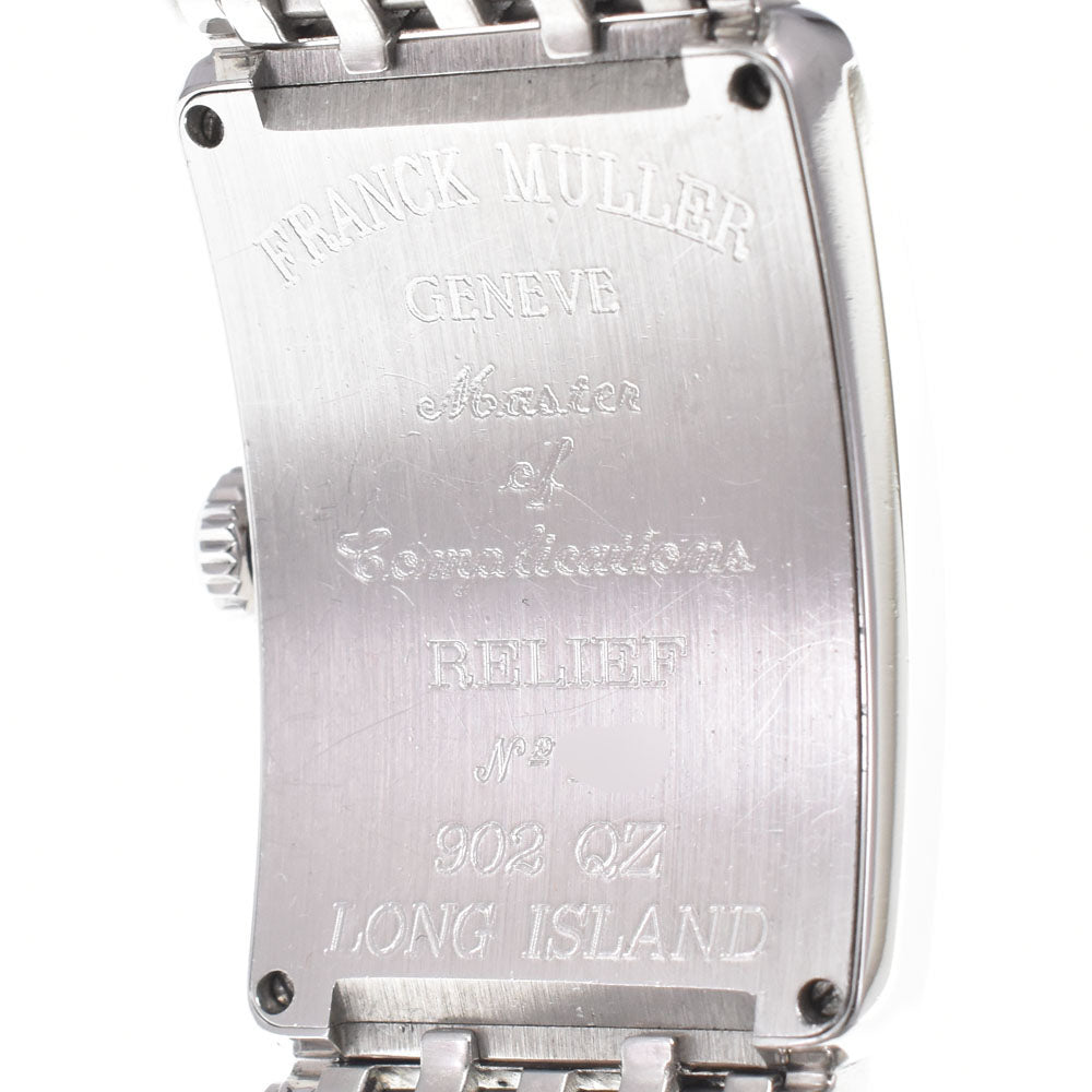 with paper FRANCK MULLER Long Island 902 QZ Silver Dial Quartz Ladies
 Watch L#150902