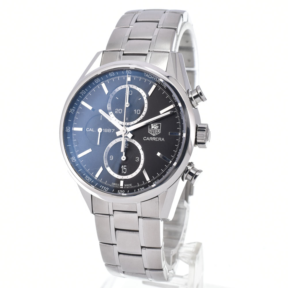 with paper TAG HEUER Carrera CAR2110 CAL.1887 black Dial Automatic Men's
 Watch M#150906