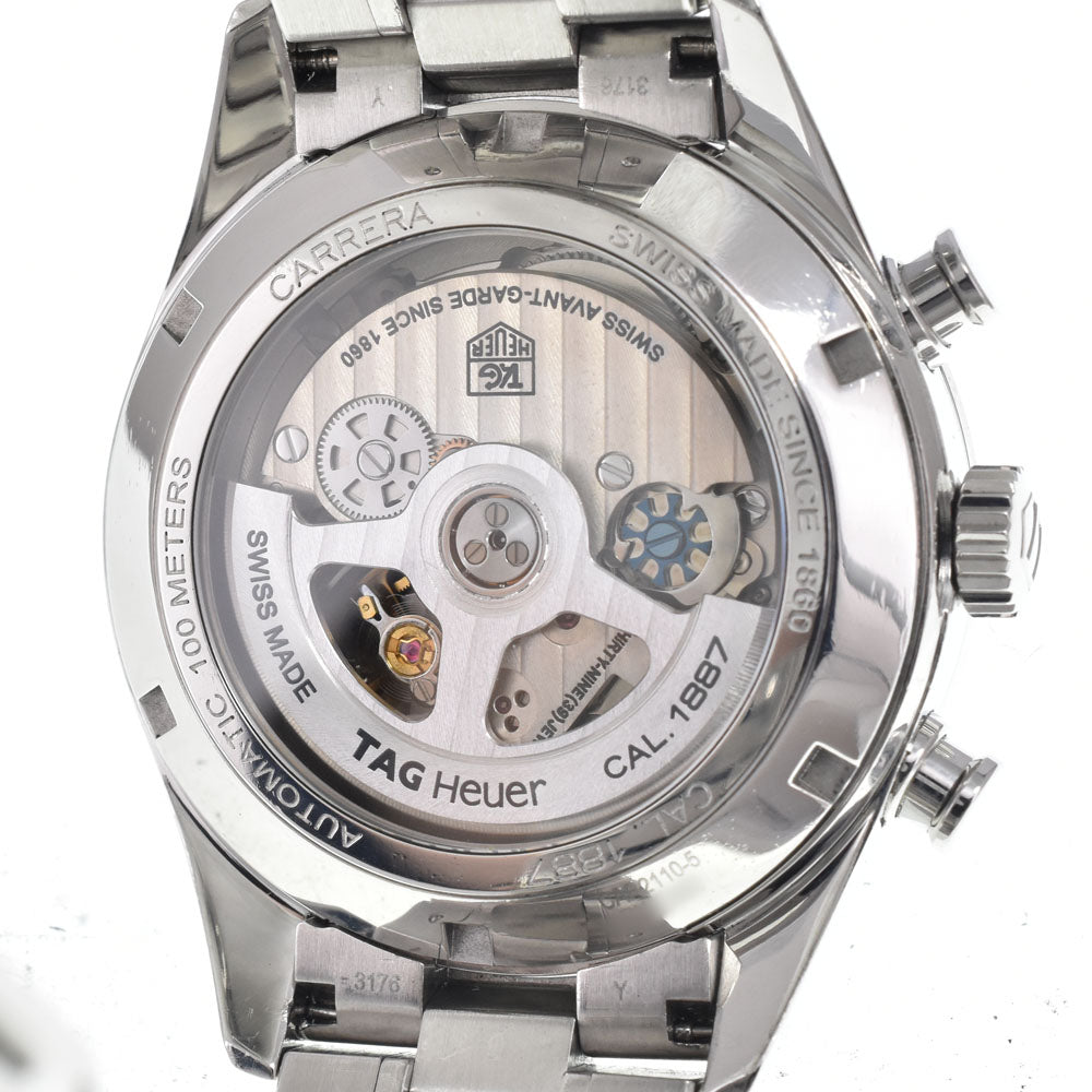 with paper TAG HEUER Carrera CAR2110 CAL.1887 black Dial Automatic Men's
 Watch M#150906