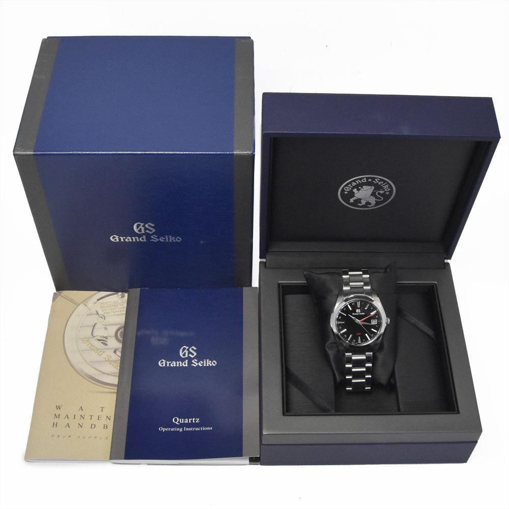 SEIKO Grand Seiko SBGN013/9F86-0AF0 Heritage Collection GMT black Dial Quartz Men's
 Watch K#150907