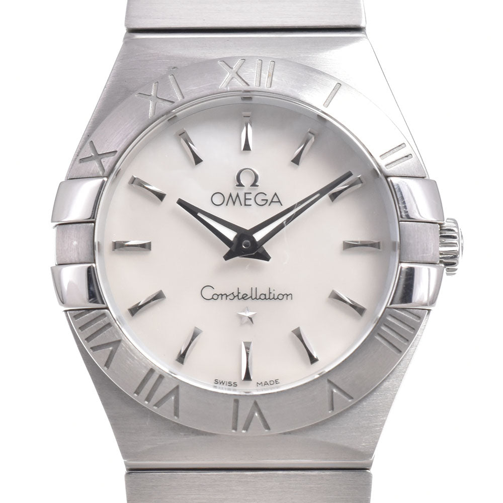 with paper OMEGA Constellation 123.10.27.60.05.001 White shell Dial Quartz Ladies
 Watch L#150916