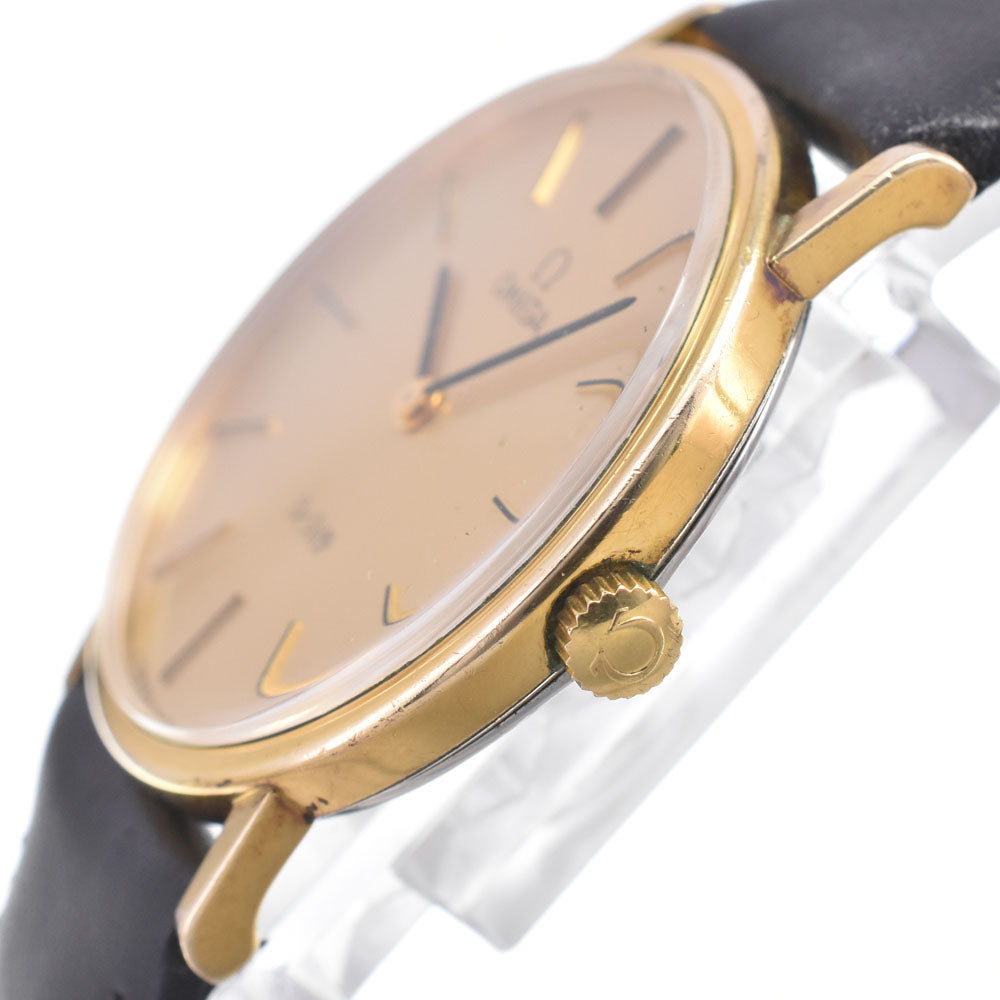 with paper OMEGA De Ville 111.140 vintage gold Dial Hand Winding Men's
 Watch M#150921