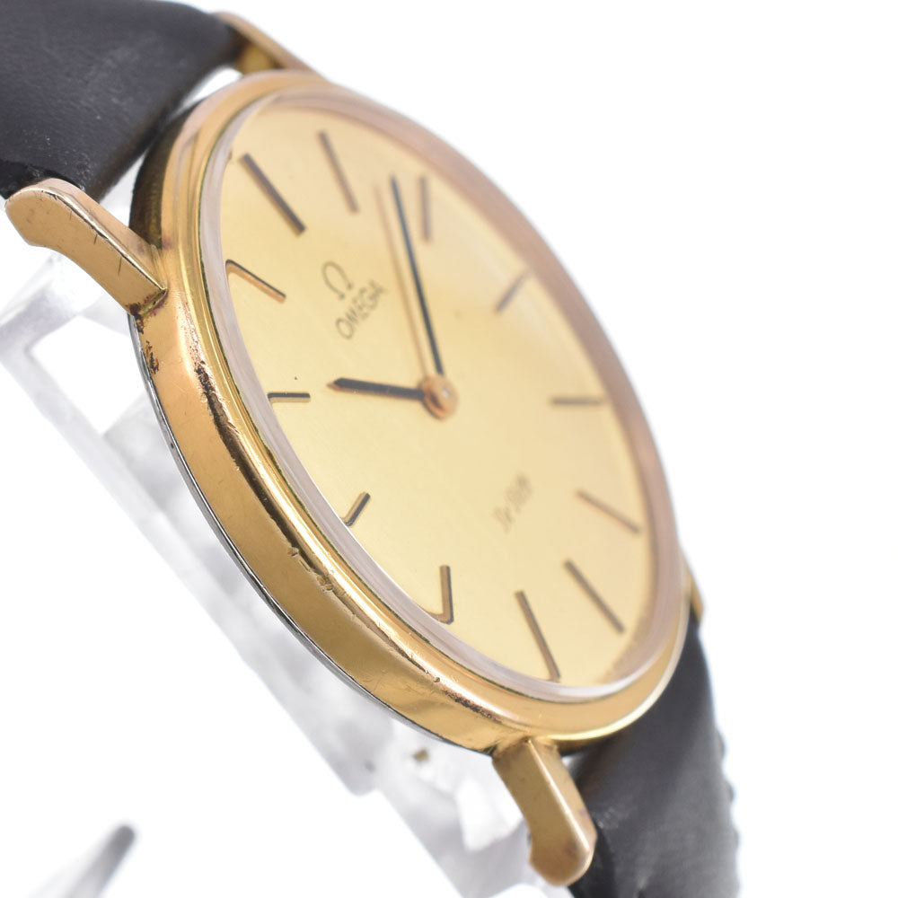 with paper OMEGA De Ville 111.140 vintage gold Dial Hand Winding Men's
 Watch M#150921