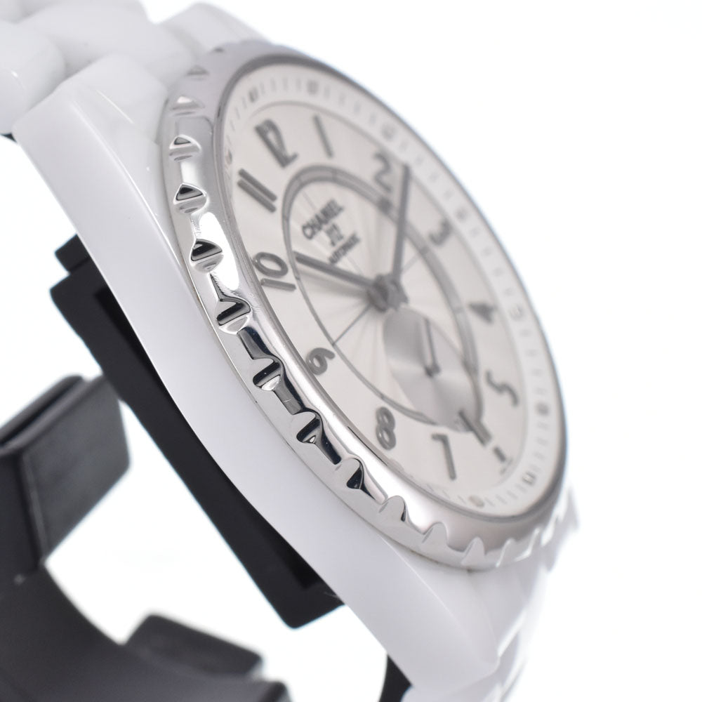CHANEL J12 H3837 Date white ceramic Silver Dial Automatic Men's
 Watch M#150925