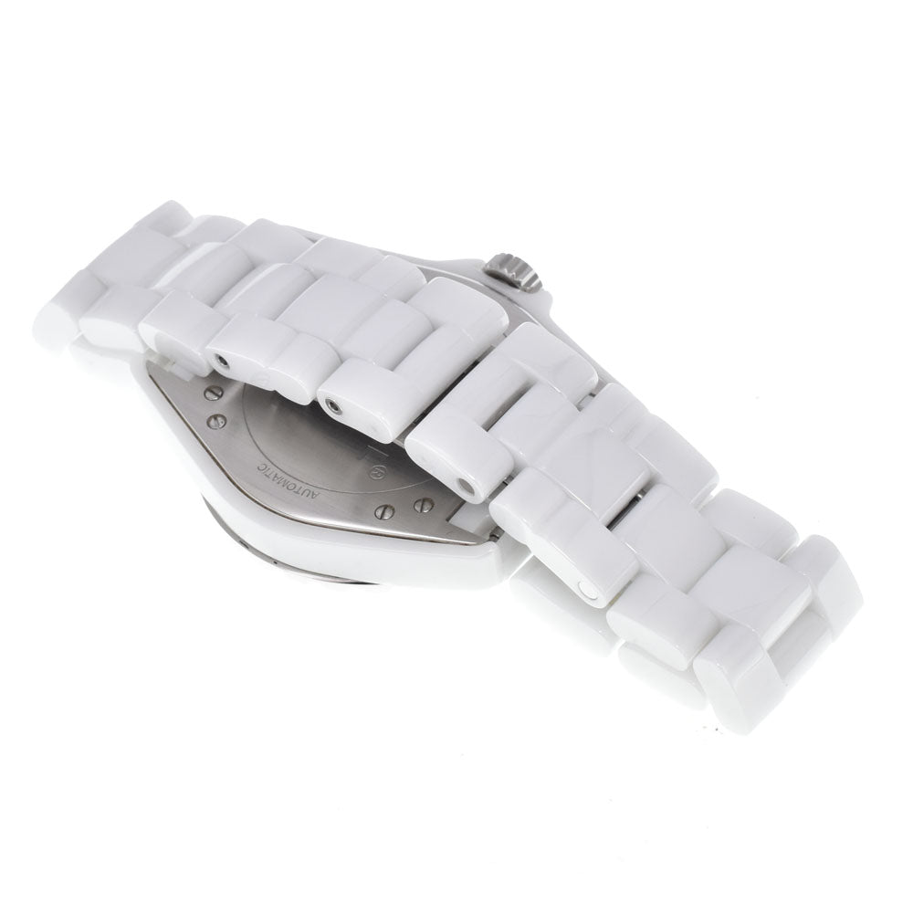 CHANEL J12 H3837 Date white ceramic Silver Dial Automatic Men's
 Watch M#150925