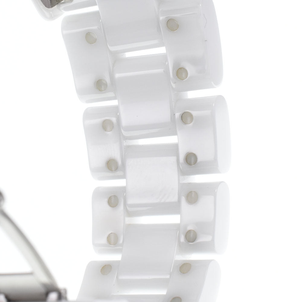 CHANEL J12 H3837 Date white ceramic Silver Dial Automatic Men's
 Watch M#150925