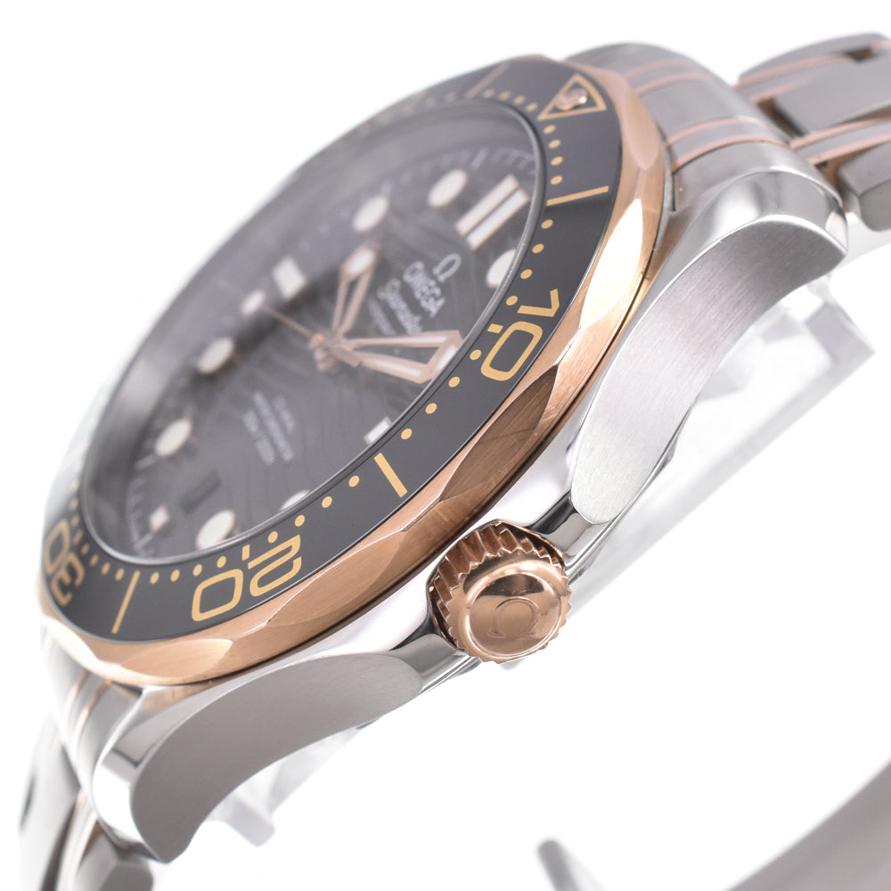 with paper OMEGA Seamaster Diver 300M 210.20.42.20.01.001 black Dial Automatic Men's
 Watch L#150927