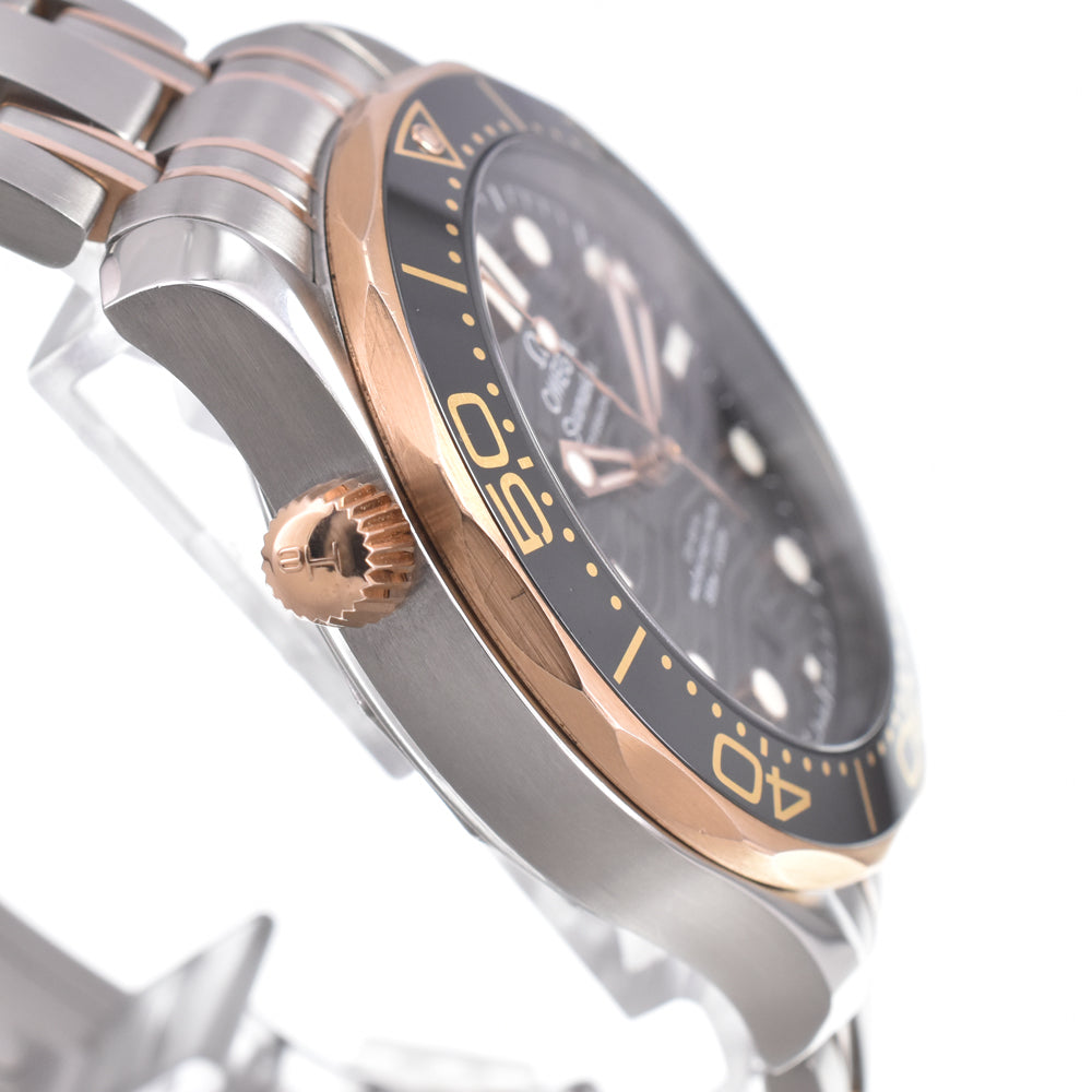 with paper OMEGA Seamaster Diver 300M 210.20.42.20.01.001 black Dial Automatic Men's
 Watch L#150927