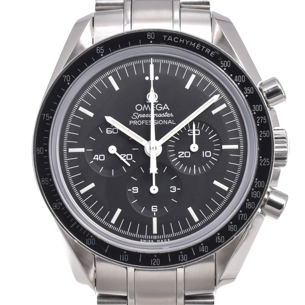 with paper OMEGA Speedmaster Professional Moon Watch 311.30.42.30.01.006 black Dial Hand Winding Men's
 Watch L#150928