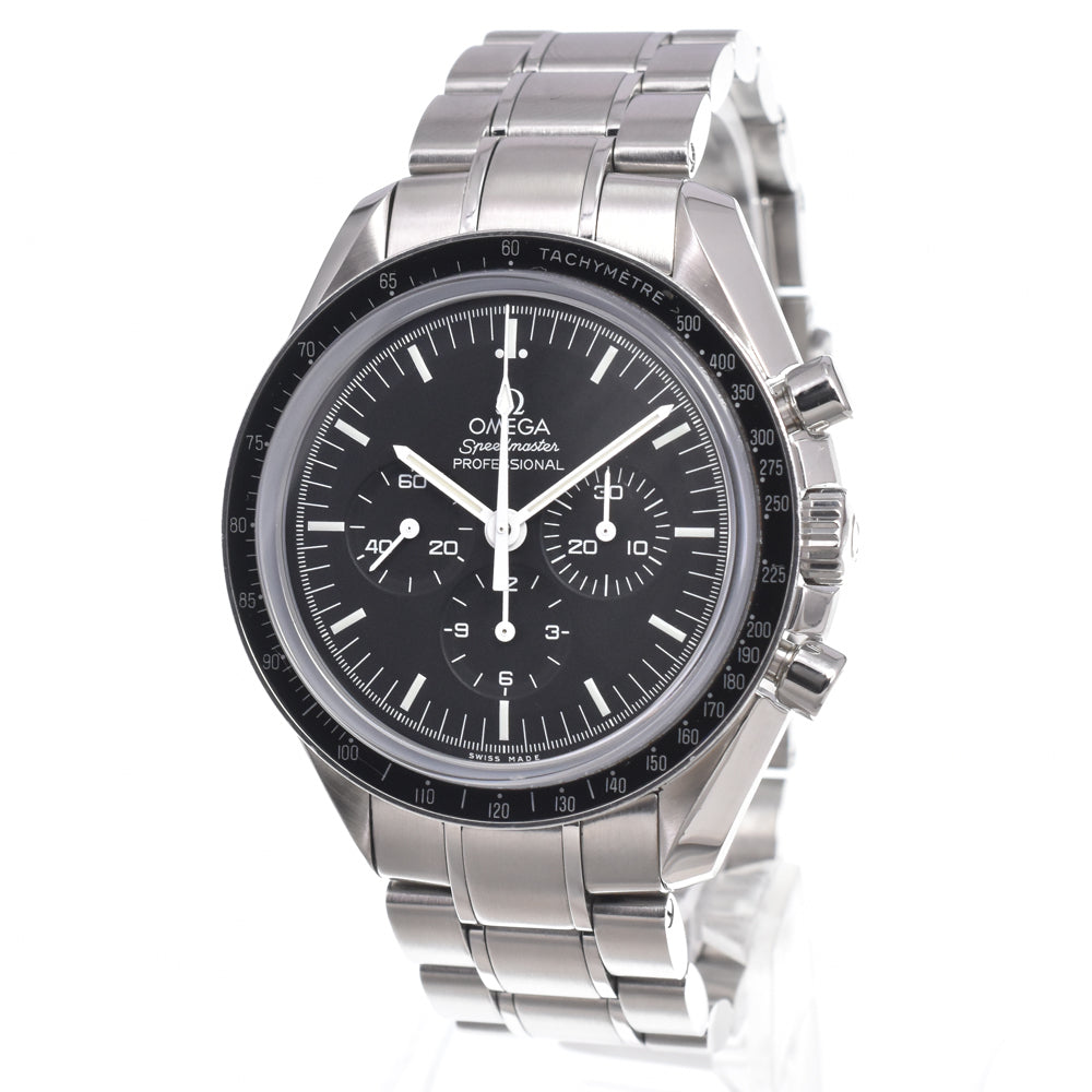 with paper OMEGA Speedmaster Professional Moon Watch 311.30.42.30.01.006 black Dial Hand Winding Men's
 Watch L#150928