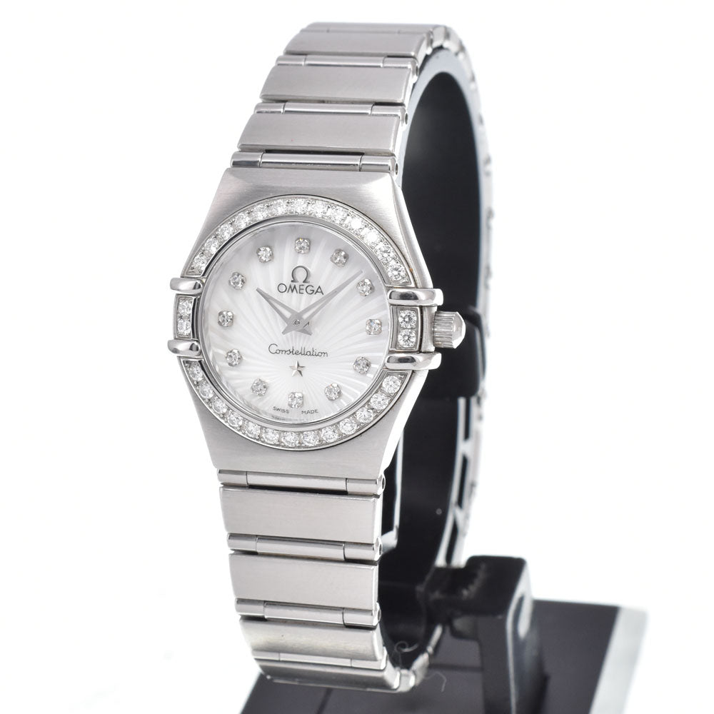 OMEGA Constellation 160th anniversary 111.15.23.60.55.001 diamond White shell Dial Quartz Ladies
 Watch M#150930