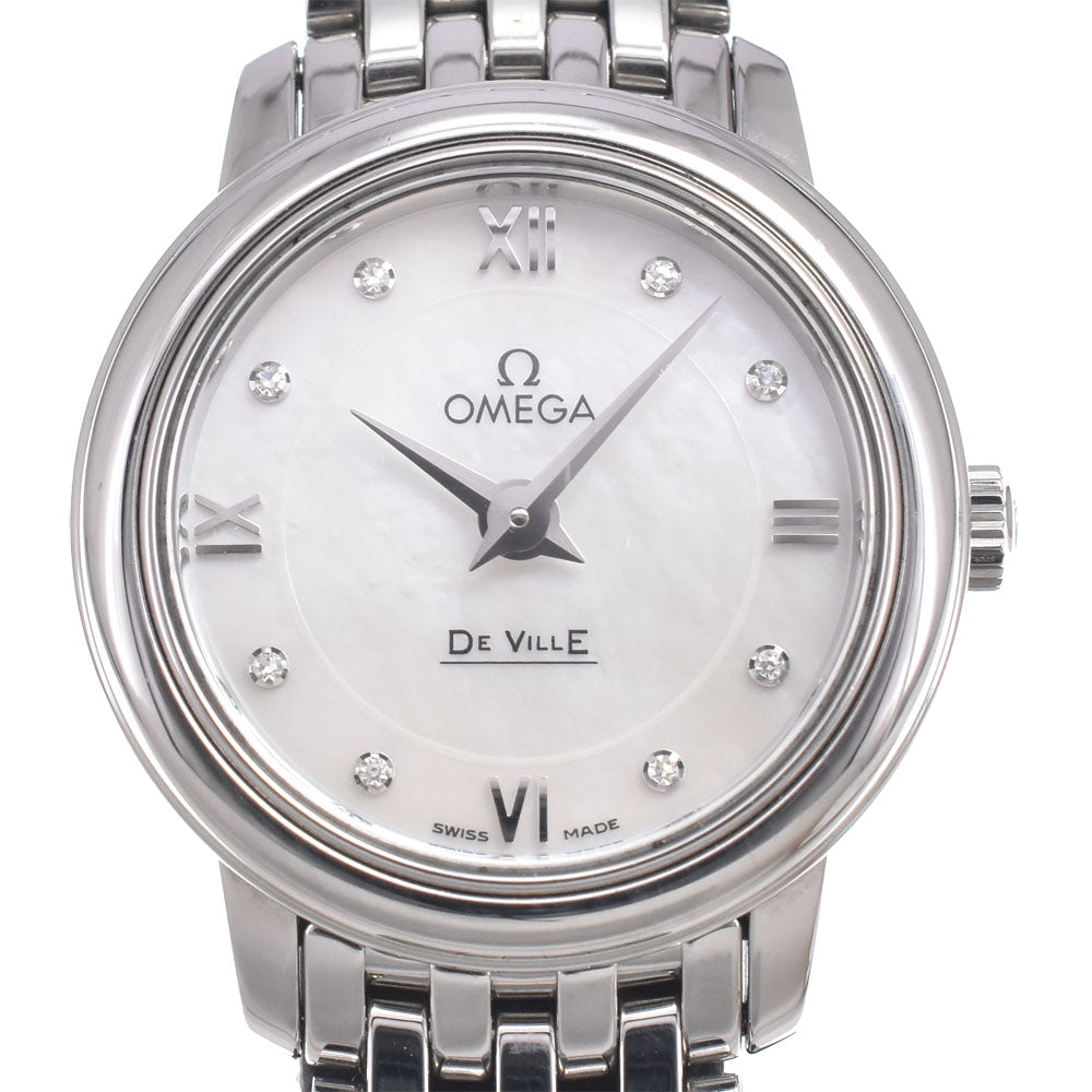OMEGA De Ville Prestige 8PD 424.10.24.60.55.001 White shell Dial Quartz Ladies
 Watch M#150931