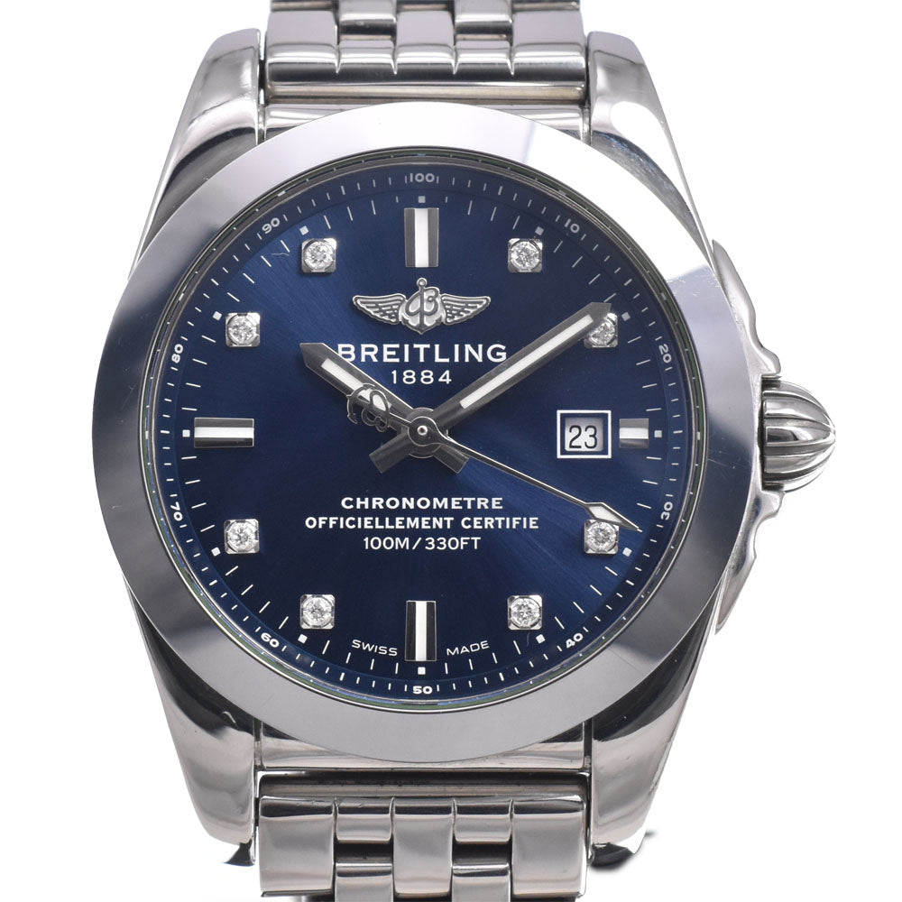 BREITLING Galactic 29 Sleek Tee W72348 blue Dial Quartz Ladies
 Watch N#150932