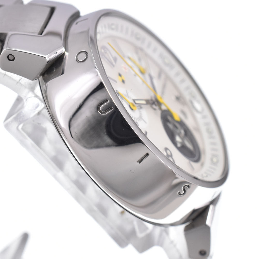 LOUIS VUITTON Tambour Lovely Cup Chronograph Q132C White shell Dial Quartz Ladies
 Watch N#150937