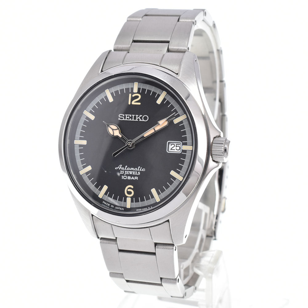 SEIKO TiCTAC 35th Anniversary Collaboration SZSB006/4R35-02R0 Date black Dial Automatic Men's
 Watch M#150939