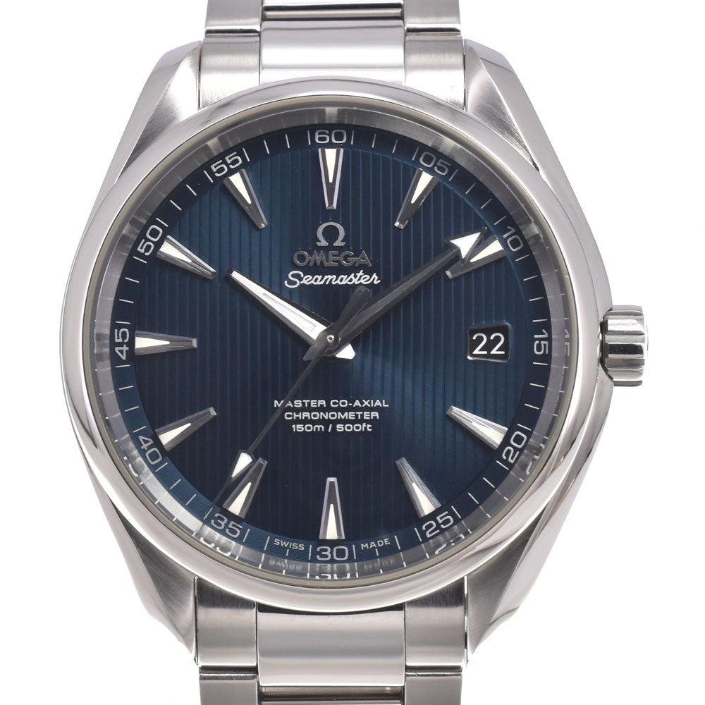 with paper OMEGA Seamaster Aqua Terra 231.10.42.21.03.003 Date blue Dial Automatic Men's
 Watch L#150940