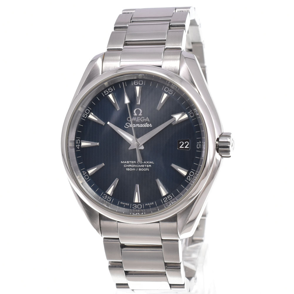 with paper OMEGA Seamaster Aqua Terra 231.10.42.21.03.003 Date blue Dial Automatic Men's
 Watch L#150940