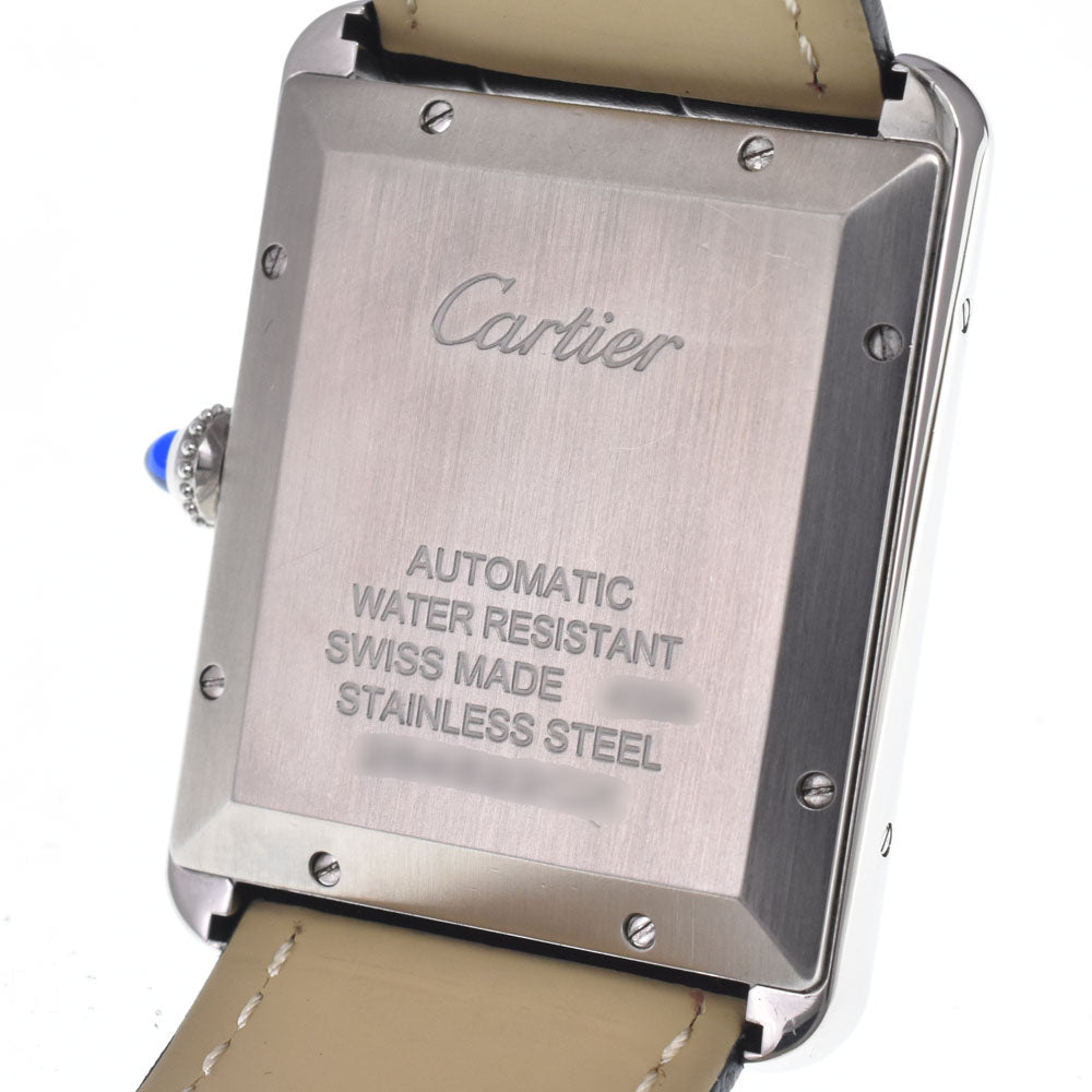 with paper CARTIER Tank Must XL WSTA0040 Date Silver Dial Automatic Men's
 Watch O#150941