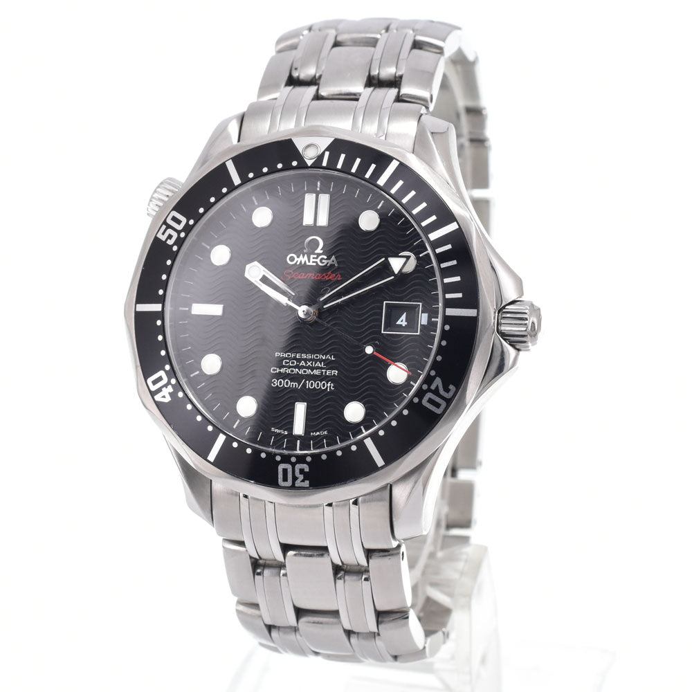 with paper OMEGA Seamaster Coaxial 212.30.41.20.01.002 Date black Dial Automatic Men's
 Watch M#150942