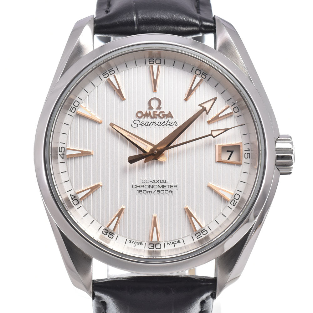 with paper OMEGA Seamaster Aqua Terra 231.13.39.21.02.00﻿2 Date Silver Dial Automatic Men's
 Watch M#150944