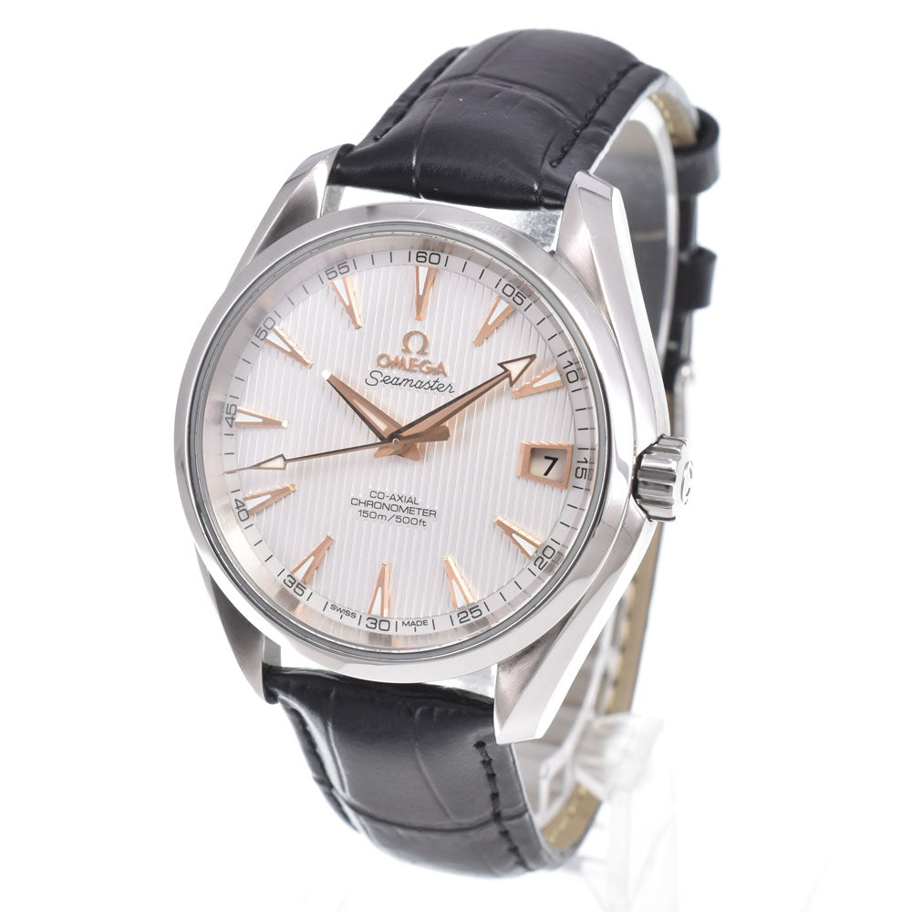 with paper OMEGA Seamaster Aqua Terra 231.13.39.21.02.00﻿2 Date Silver Dial Automatic Men's
 Watch M#150944
